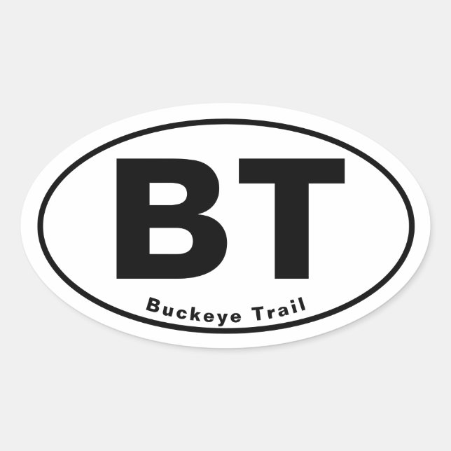 Adesivo Oval Buckeye Trail Oval Sticker (Frente)