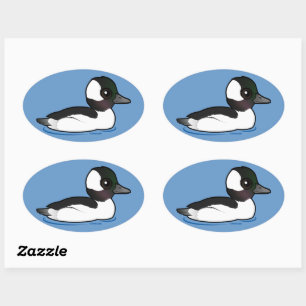 Adesivo Oval Bufflehead