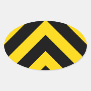Adesivo Oval Bumble de Tráfego Rodoviário Rodoviário em Estr