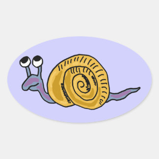 Adesivo Oval CA - Cartoon Engraçado Vinhetas Oval
