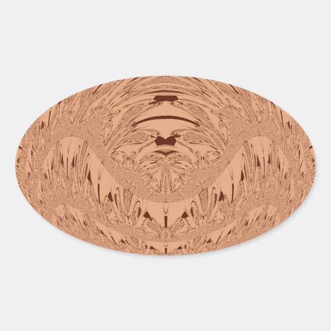 Adesivo Oval Cabeça de leão (Frente)