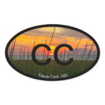 Cabo Cod Euro Sticker