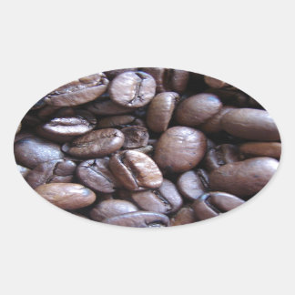 Adesivo Oval Café Louco