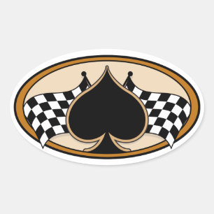 Adesivo Oval Cafe Racer / Motocicleta