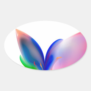 Adesivo Oval Caixa de Presente do Grande Arco