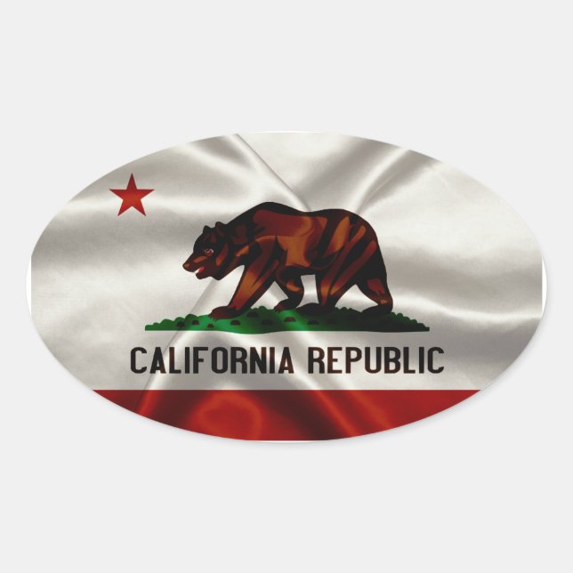 Adesivo Oval California Sticker (Frente)
