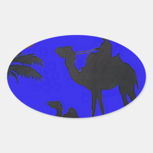 Adesivo Oval Camel safari
