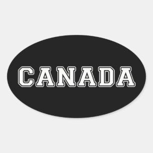 Adesivo Oval Canadá