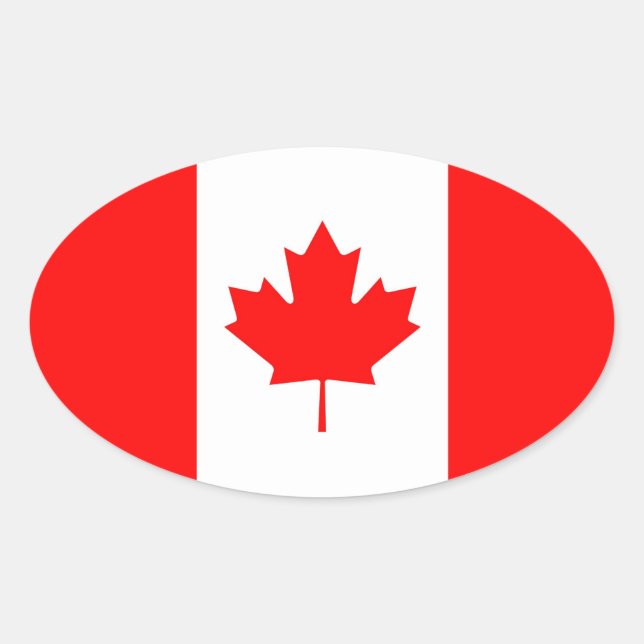 ADESIVO OVAL CANADÁ (Frente)