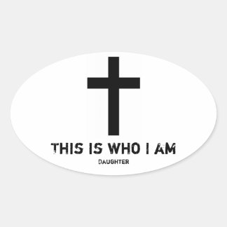 Adesivo Oval Car decal (filha)