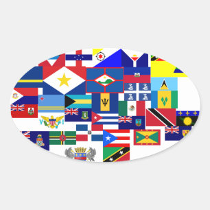 Adesivo Oval caribe