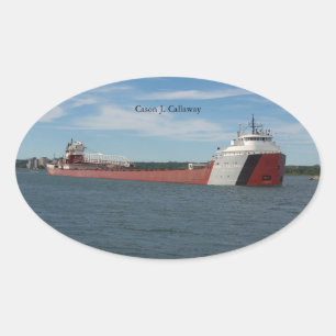 Adesivo Oval Cason J. Callaway sticker