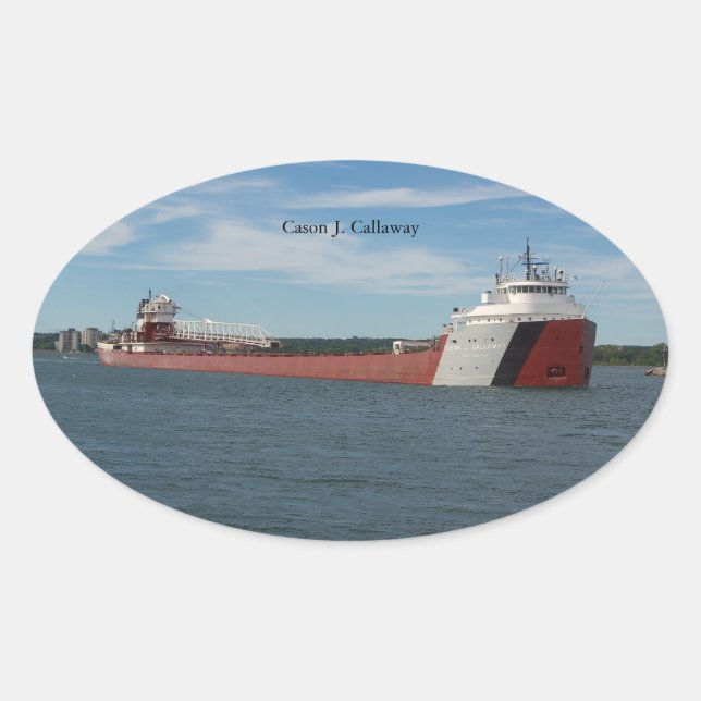 Adesivo Oval Cason J. Callaway sticker (Frente)