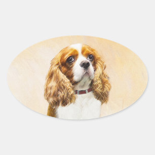 Adesivo Oval Cavalier King Charles Spaniel Original