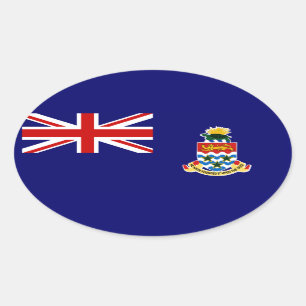 Adesivo Oval Cayman Islands