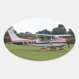 Adesivo Oval Cessna 182Q