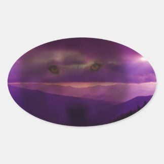 Adesivo Oval Chamada de Wild