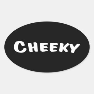 Adesivo Oval Cheeky