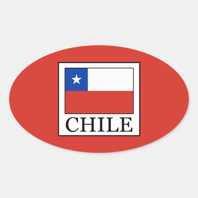 Adesivo Oval Chile (Frente)
