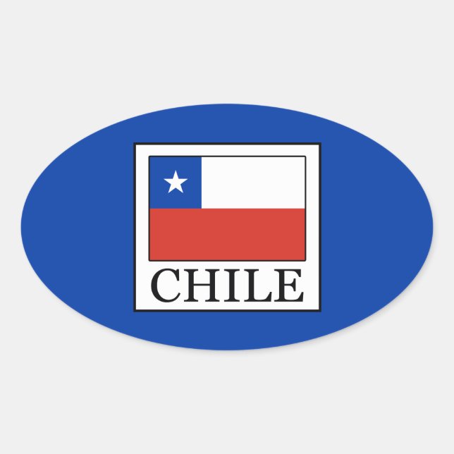Adesivo Oval Chile (Frente)