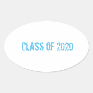 Adesivo Oval Classe de autocolante 2020