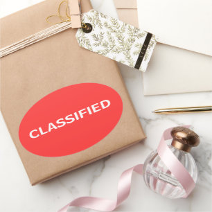 Adesivo Oval classificados