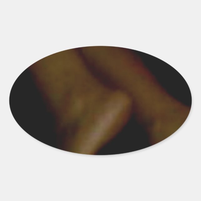 ADESIVO OVAL CLIQUE EM MEUS PÉS (Frente)