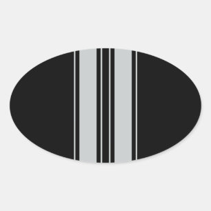 Adesivo Oval Clique em Personalizar para Alterar a Cinza para a