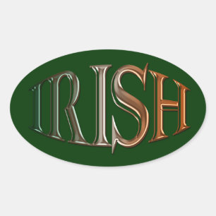 Adesivo Oval CLTIC CLSSICICS Irish Flag Collection