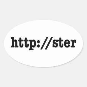 Adesivo Oval código de http://ster/HTML