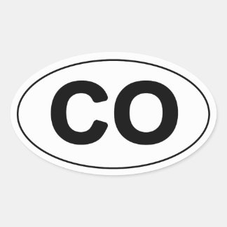 Adesivo Oval Colorado Oval Sticker