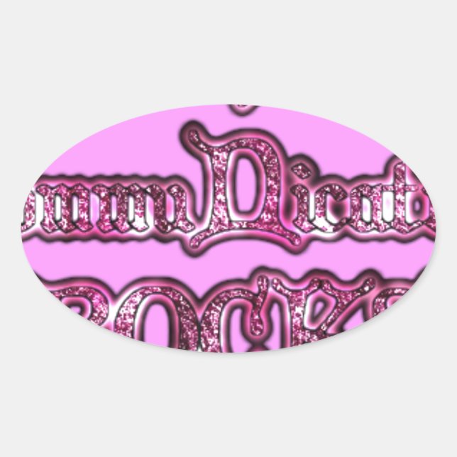 Adesivo Oval Comunicação de Hakuna Matata ROCKS Art Impressão (Frente)