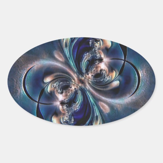 Adesivo Oval Conceito (Frente)