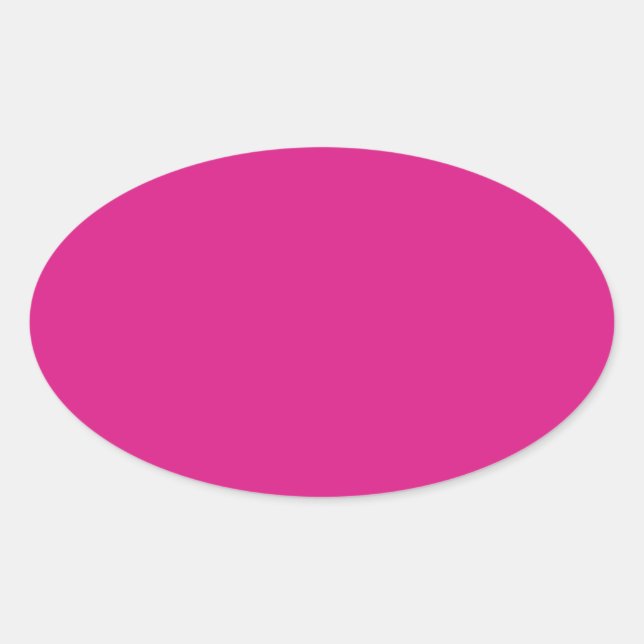 Adesivo Oval cor rosa (Frente)