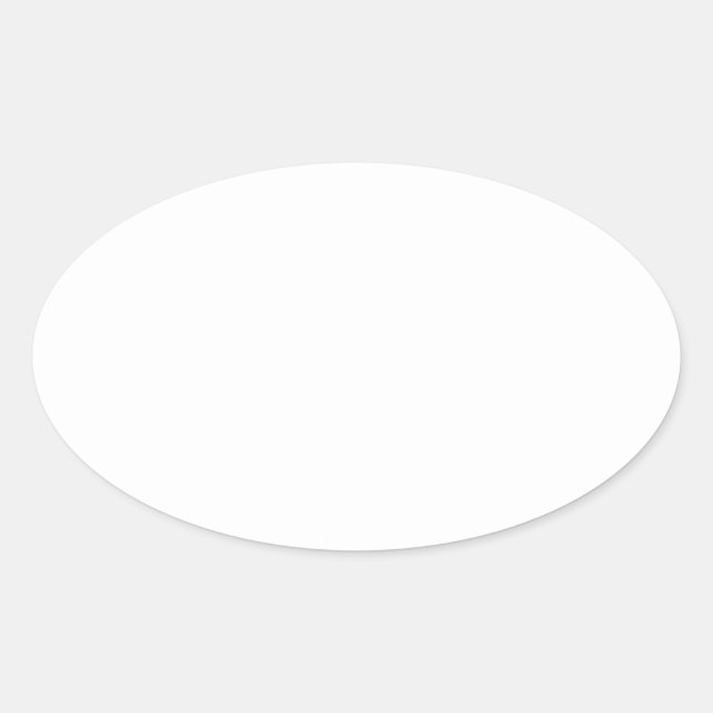 Adesivo Oval  Create Your Own (Frente)