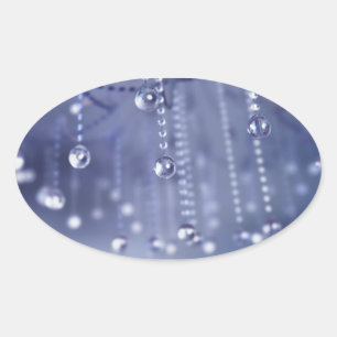 Adesivo Oval Crepúsculo em Crystal Stickers