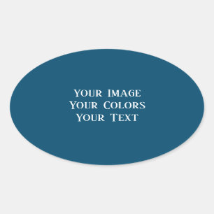 Adesivo Oval Crie seu