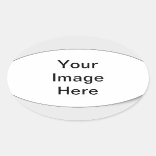 Adesivo Oval Crie seu próprio personalizado