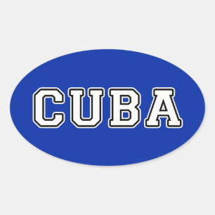 Adesivo Oval Cuba