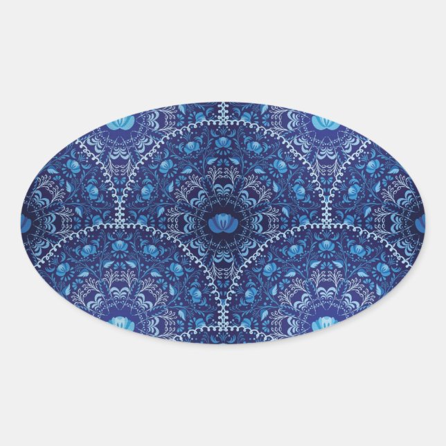 Adesivo Oval CYO Moderno - Vinheta Oval (Frente)