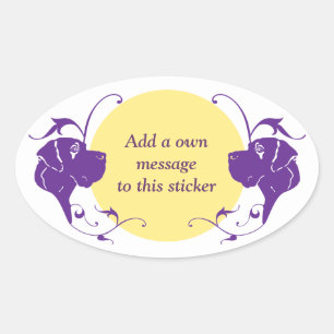 Adesivo Oval Danesticker