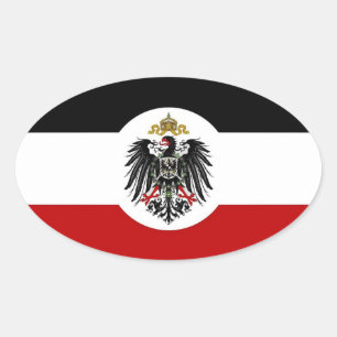 Adesivo Oval Decalque oval do carro do império alemão
