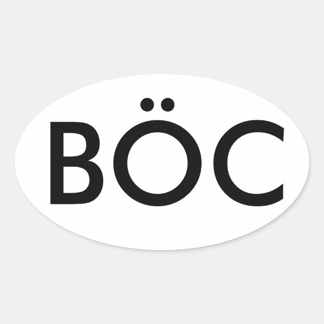 Adesivo Oval Decano de Ostra Azul (Frente)