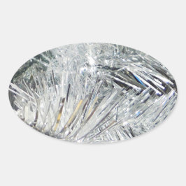 Adesivo Oval Decorações de Natal