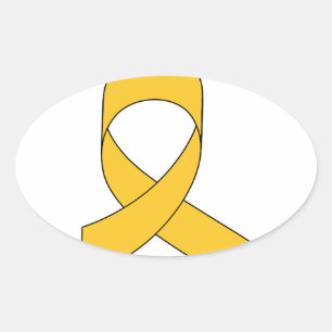 Adesivo Oval Desenho Dourado da Faixa de Opções