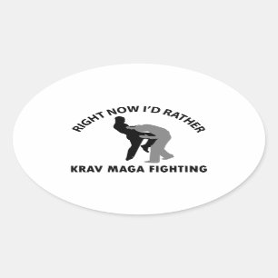 Adesivo Oval design legal do maga de Krav