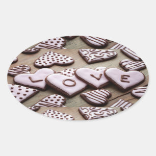 Adesivo Oval Dia dos namorados