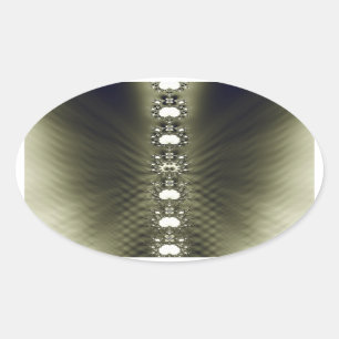 Adesivo Oval Diamantes