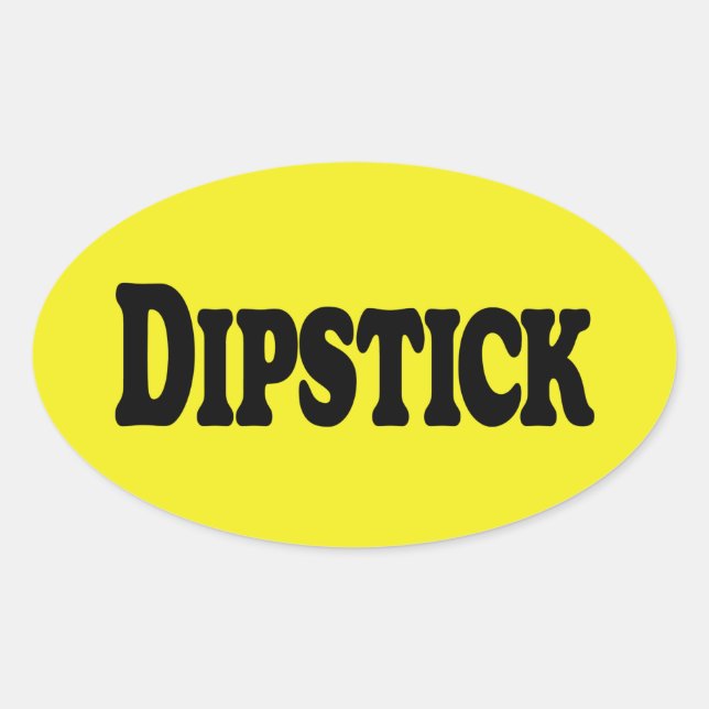 Adesivo Oval Dipstick (Frente)