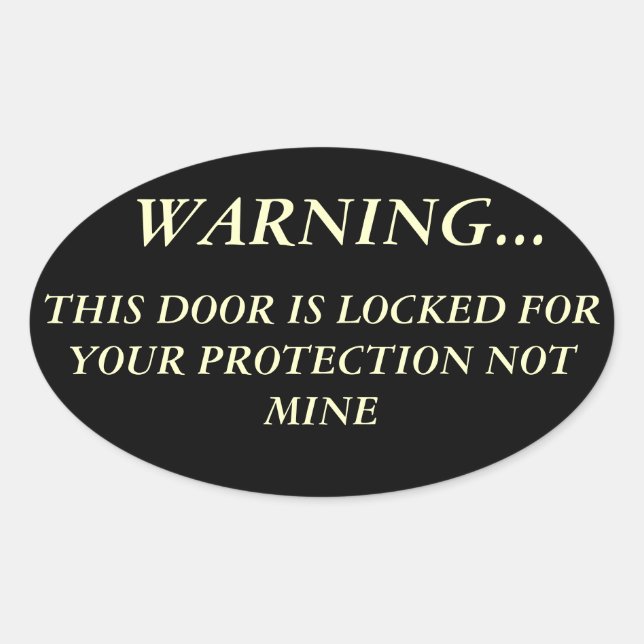 Adesivo Oval Direitos das Armas (Frente)